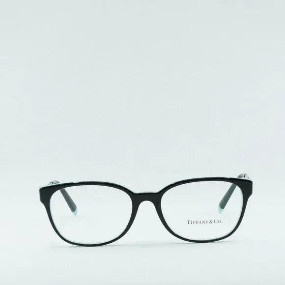 NEW TIFFANY & CO TF2177F 8055 BLACK ON TIFFANY BLUE EYEGLASSES - Picture 3 of 10